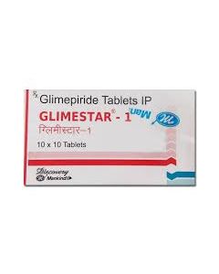 GLIMESTAR 1MG TAB 10S
