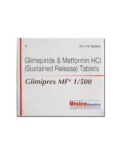 GLIMIPREX MF 1/500MG TAB  10S