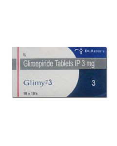 GLIMY 3MG TAB 10S