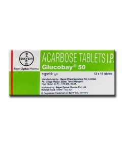 GLUCOBAY 50MG TAB 10S
