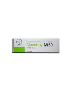 GLUCOBAY M 50MG TAB 10S