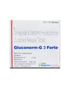 GLUCONORM G 3 FORTE TAB 15S