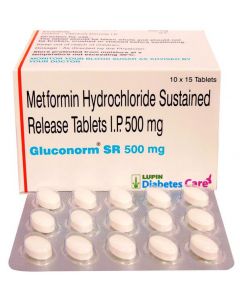 GLUCONORM SR 500MG TAB 15S