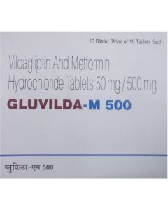 Gluvilda-M Plus 1000 Tablet 15's