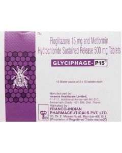 GLYCIPHAGE  P 15MG TAB 10S