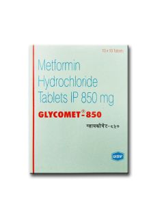 GLYCOMET 850MG TAB 10S