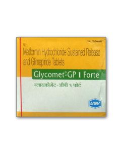 GLYCOMET GP FORTE 1MG TAB 10S