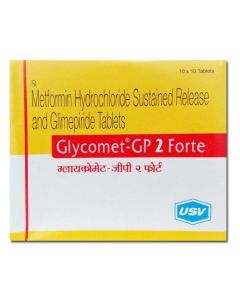 GLYCOMET GP FORTE 2MG TAB 10S