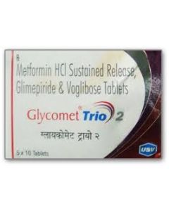 GLYCOMET TRIO 2MG TAB 10'S