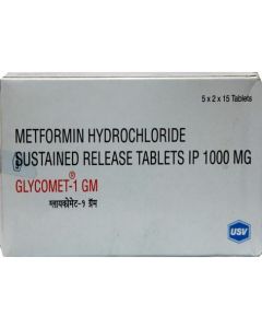 GLYCOMET SR 1GM TAB 15S