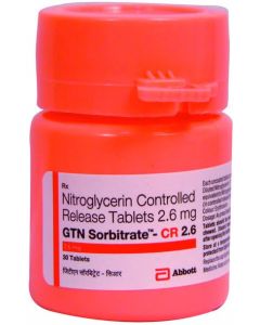 GTN SORBITRATE 2.6MG TAB 30S
