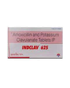INDCLAV 625MG TAB 10S