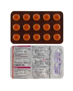 INDERAL 40MG TAB 15S