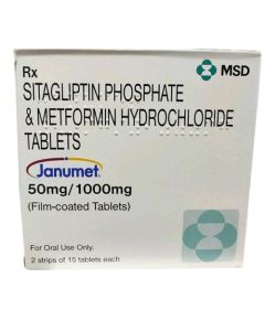 JANUMET 50/1000MG TAB 15S