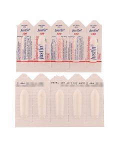 JUSTIN SUPPOS 12.5MG 5'S