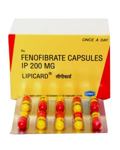 LIPICARD 200MG CAP 10S