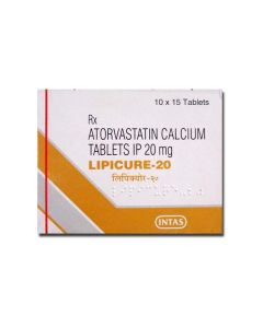 LIPICURE 20MG TAB 15S