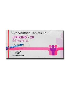 LIPIKIND 20MG TAB 10S
