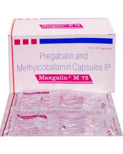 MAXGALIN M 75MG CAP 10S