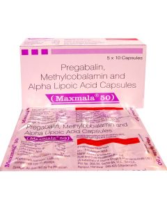 MAXMALA 50MG CAP 10'S