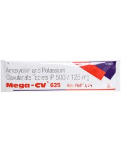 Mega Cv 625mg Tab 10s