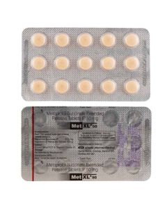MET XL 50MG TAB 20'S