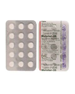 METOLAR 25MG TAB 15'S