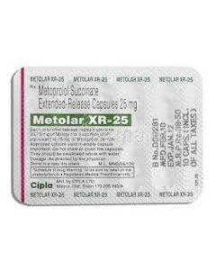 METOLAR XR 25MG CAP 15S