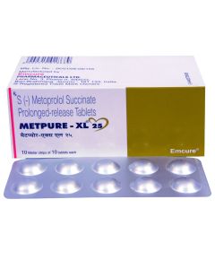 METPURE XL 25MG CAP 10S