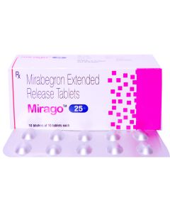 MIRAGO 25MG TAB 10'S