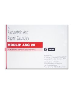 MODLIP ASG 20MG TAB 10'S
