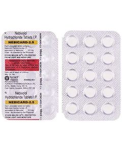 NEBICARD 2.5MG TAB 15S