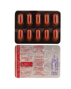 NICARDIA 5MG CAP 10S