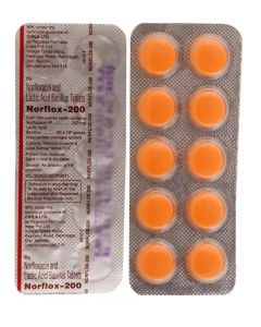 NORFLOX 200MG TAB 10S