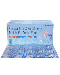 NOVASTAT TG 10 TAB 15'S