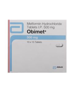 OBIMET 500MG TAB 15S