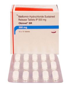 OBIMET SR 500MG TAB 15S