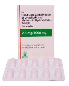 Ondero Met 2.5mg/1000mg Tablet 10s