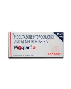 PIOGLAR G 15+2MG TAB 10S