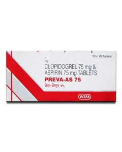PREVA AS 75MG TAB 15S
