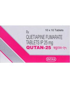 Qutan 25 Tablet 10's