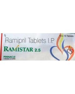 RAMISTAR 2.5MG TAB 15S