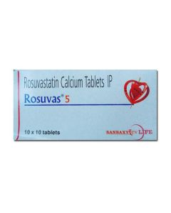 ROSUVAS 5MG TAB 15S