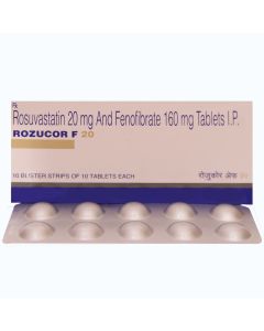 ROZUCOR F 20MG TAB 10'S
