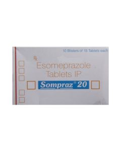 SOMPRAZ 20MG TAB 15S
