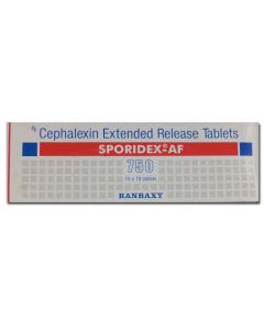 SPORIDEX AF 750MG TAB 10S