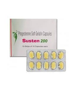 SUSTEN 200MG CAP 10S