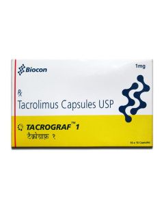 TACROGRAF 1MG CAP 10S