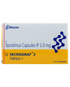 TACROGRAF 2MG CAP 10S