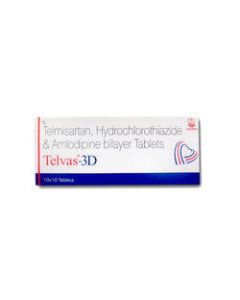 TELVAS 3D TAB 10'S